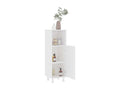 White bathroom cabinet, 30x30x95 cm, engineered wood