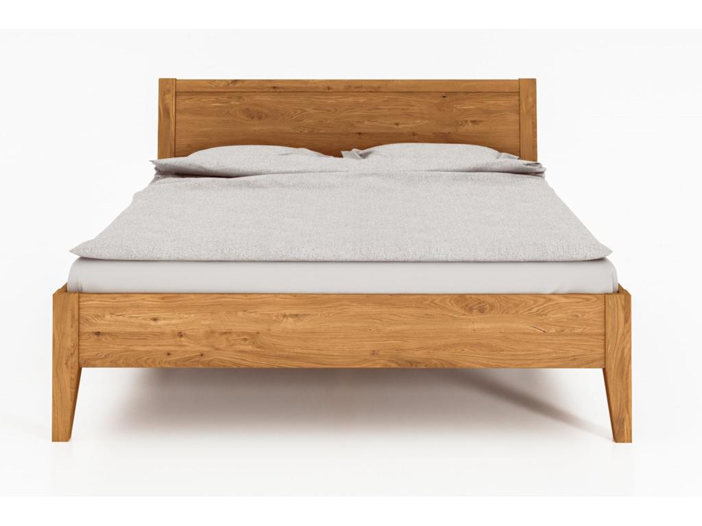 Homzora 7 - 90x200 cm bed in natural oiled wild oak