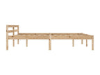 Solid pine wood bed frame 180x200 cm