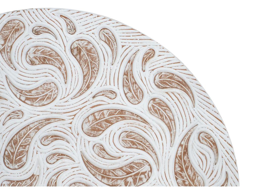 Stripped white MDF panel