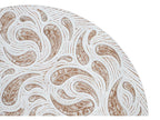 Stripped white MDF panel