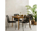 Anthracite metal outdoor chair 83 cm x 54 cm - Homzora
