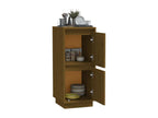 Honey brown sideboard, 31.5x34x75 cm, solid pine wood