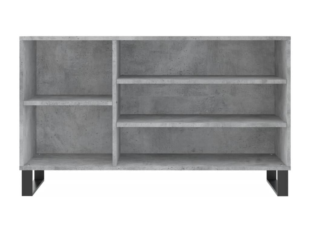 Shoe cabinet, concrete grey, 102x36x60 cm, engineered wood
