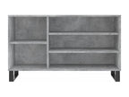 Shoe cabinet, concrete grey, 102x36x60 cm, engineered wood