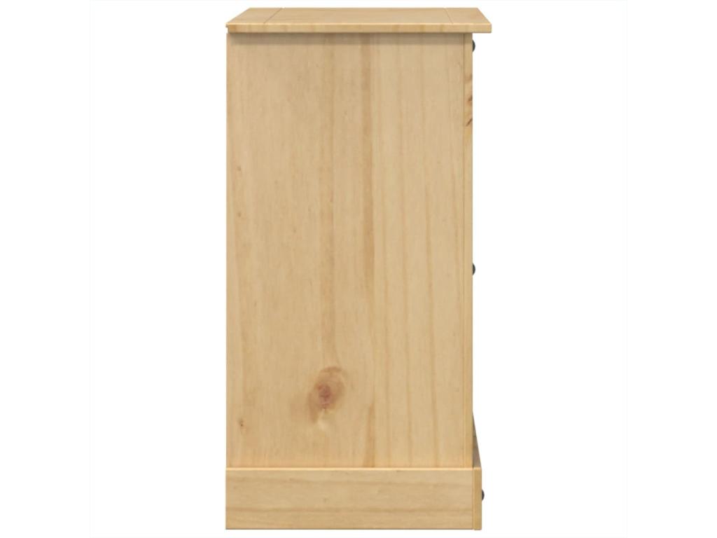 Homzora chest of drawers 112x48x91 cm solid pine wood