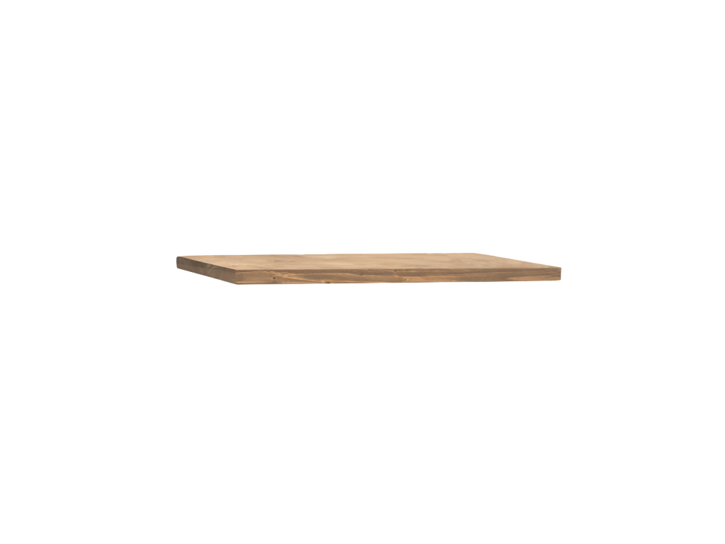 Floating shelf in aged fir wood 60x3.2cm - Homzora