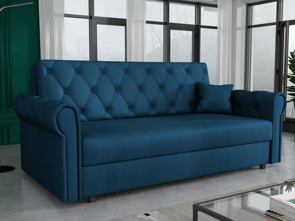 Homzora 196 Convertible Sofa Bed with Bedding Box 85x188x98cm