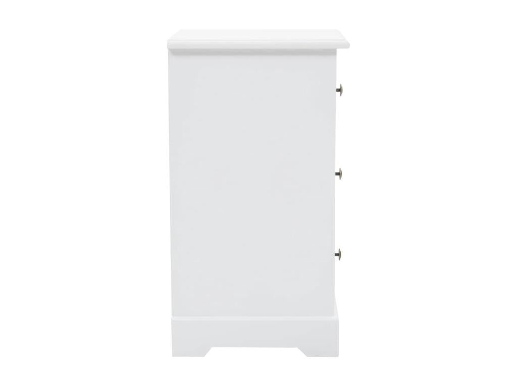 Brown wood-effect bedside table 35x32x59 cm 1402106