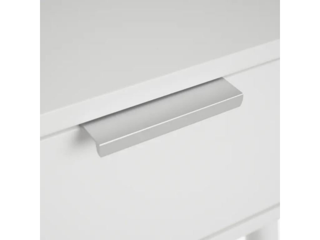 Bedside table/nightstand, white - Length 40 x Depth 30 x Height 45.50 cm