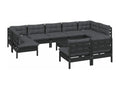 Brown wooden garden furniture set, 63.5x63.5x62.5 cm, 02 0015115