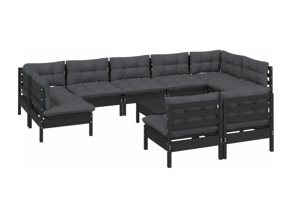 Brown wooden garden furniture set, 63.5x63.5x62.5 cm, 02 0015115