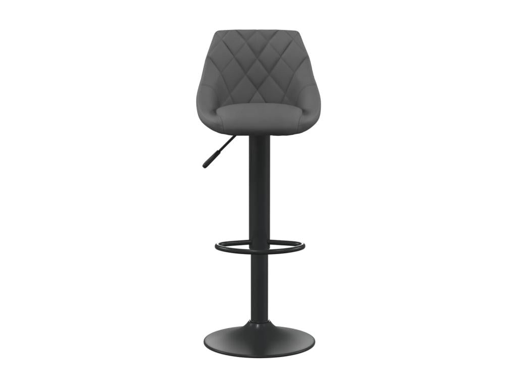 Dark Grey Velvet Bar Stool 10