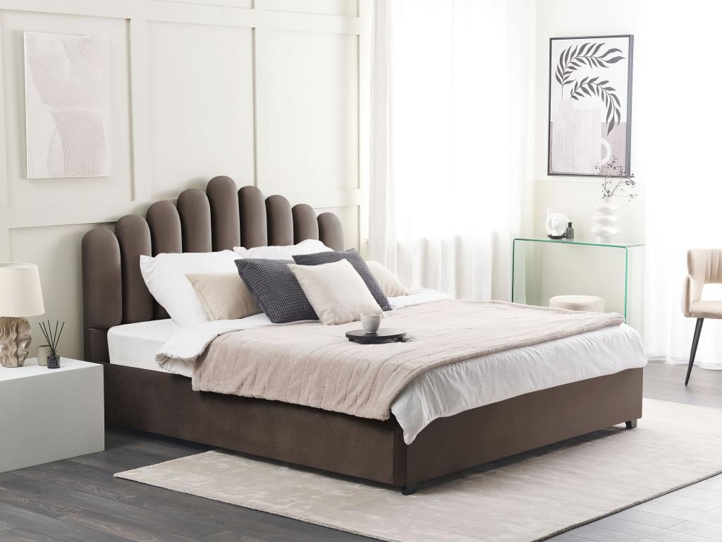 Homzora Velvet Ottoman Bed 180x200 cm Homzora