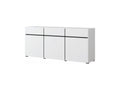 Homzora White 3-Door 3-Drawer Buffet