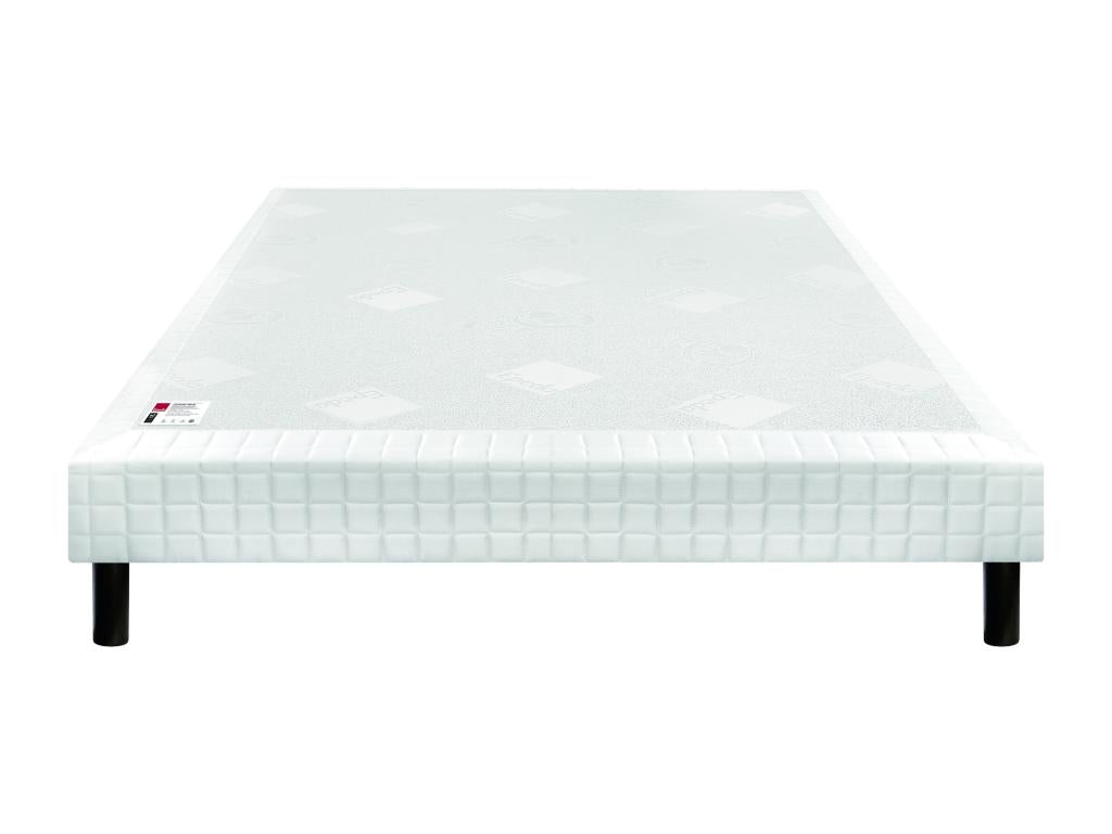 Homzora firm comfort slatted bed base, ecru, 15 cm thick, NATURAL, 140x200