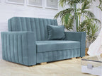 Homzora 136 Convertible Sofa Bed with 85x145x98cm Bedding Set - Fully Assembled