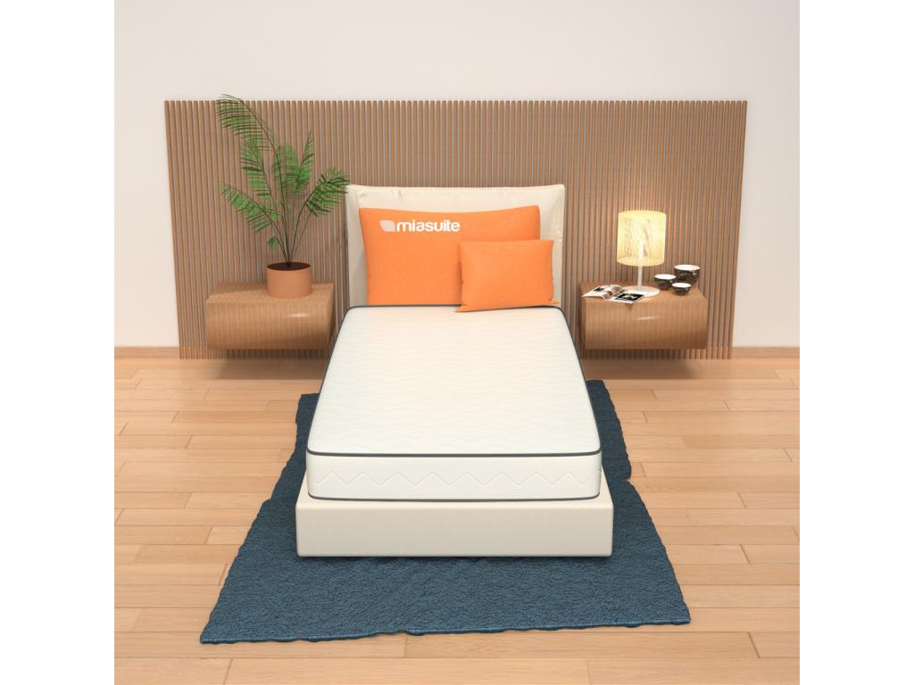 90x190cm Mattress, 10cm Thick - Foldable Waterfoam for Camp Bed - Primavera H10