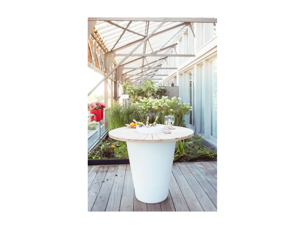 Homzora 2-in-1 High Table Vinum Table