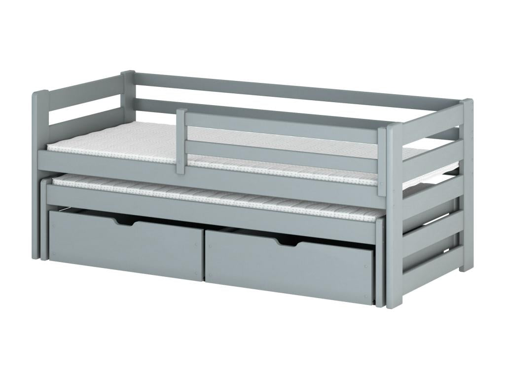 Homzora KSB004 children's bed 90x190 cm Gray