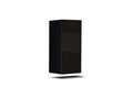 Homzora XX 260cm black suspended living room furniture set with 8 modular LED pieces.
