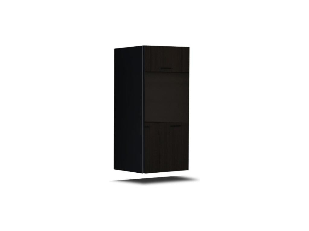 Homzora XX 260cm black suspended living room furniture set with 8 modular LED pieces.