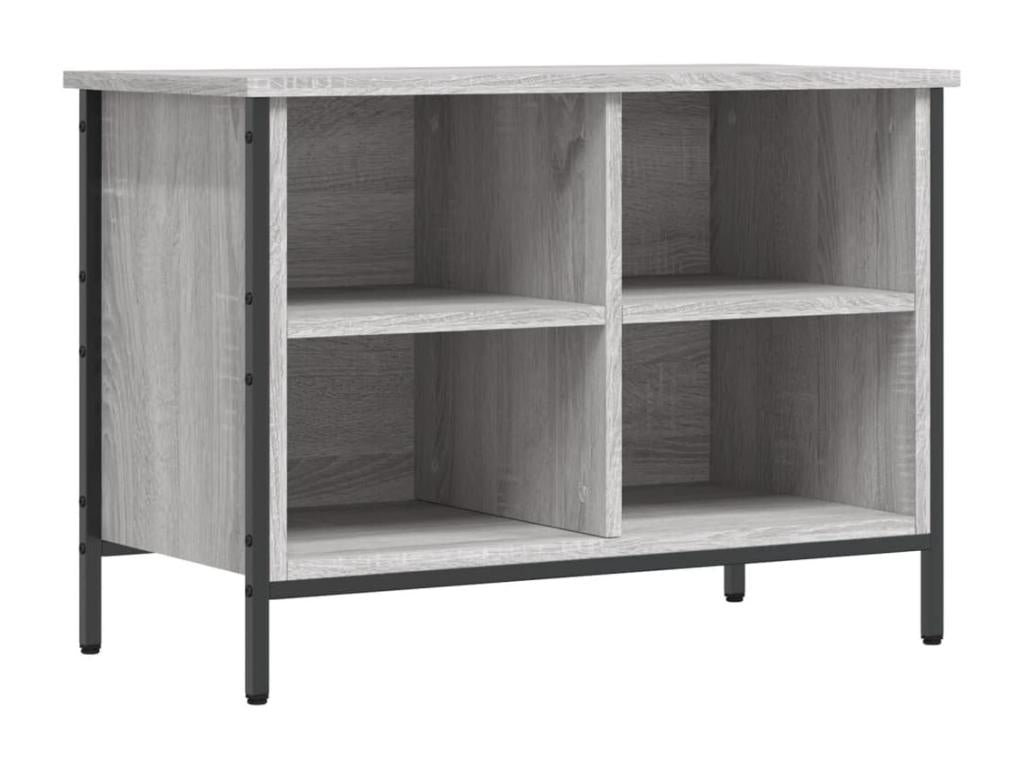 Doucezen grey shoe cabinet 69x35x50 engineered wood
