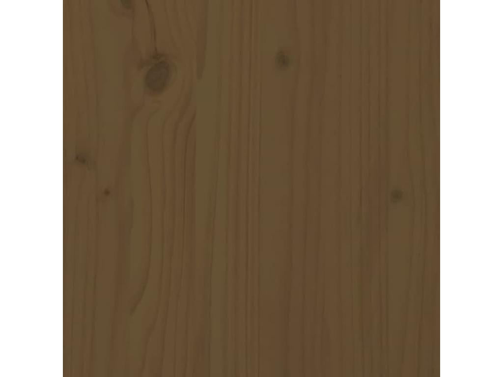 Honey brown sideboard, 31.5x34x75 cm, solid pine wood