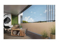 Homzora-view in woven resin for balcony and fence, dark brown color, 0.9x5 m