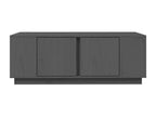 Grey coffee table 110x50x40 cm Solid pine wood