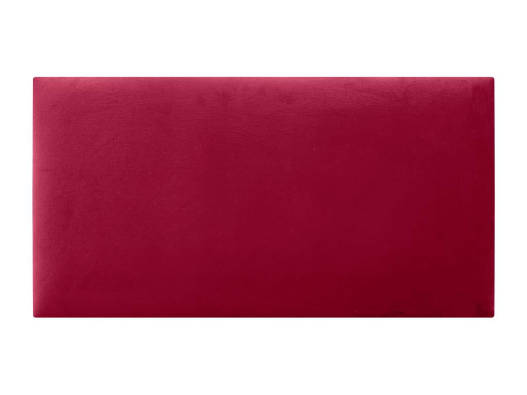 Homzora Smooth Velvet Headboard 95x50 for 80/90 Beds - Red