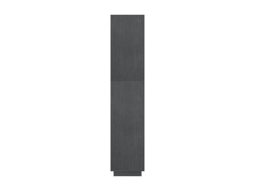 Bookshelf/Room Divider, Grey, 60x35x167 cm, Solid Pine
