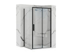 Homzora Rapid Shower Enclosure, 140x80cm, Black