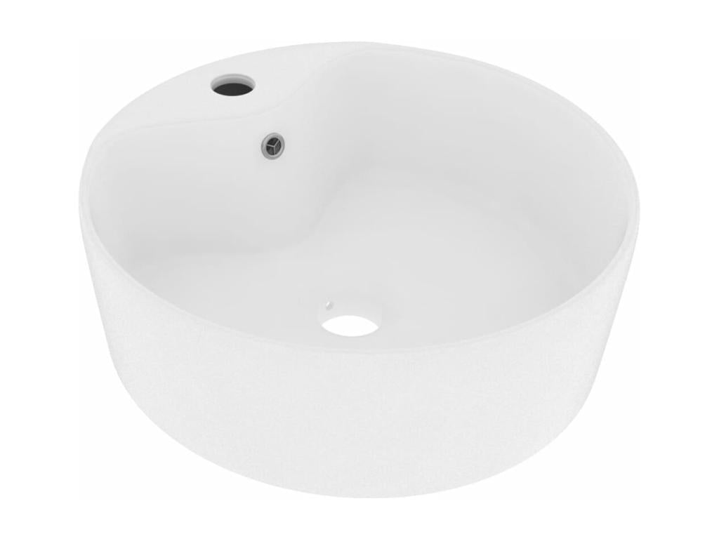 Luxury washbasin with white finish, 36x36x13 cm, 02 0002773