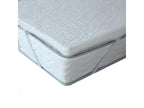 Homzora Latex Memory Foam Mattress Topper with Removable Cover - Dimensions: 140x190 cm