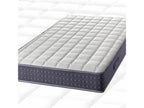Homzora - Mattress Pack 160x200 with 2x20cm Upholstered Bed Bases, Homzora Anthracite, Anthracite Legs 15cm