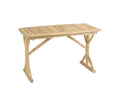 Homzora - 120x60cm desk in natural teak.