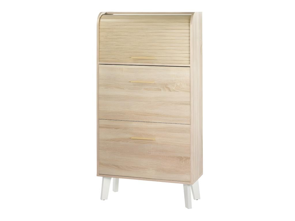 Shoe cabinet with curtain - Homzora n 3