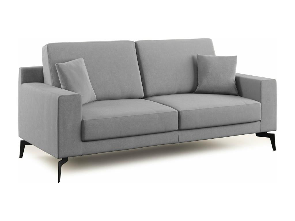 Homzora Modern Detachable Microfiber Sofa T11 186 cm Grey