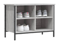 Doucezen grey shoe cabinet 69x35x50 engineered wood