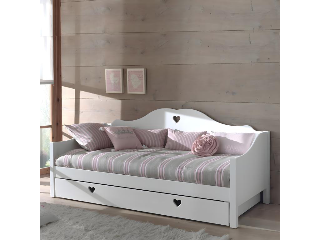 Doucezen - White 90x200cm Daybed with Drawer