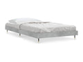 Bed frame without mattress, concrete grey, 90x200 cm
