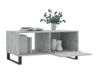 Concrete grey coffee table 90x50x40 engineered wood