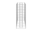 Raised gabion bed, galvanized steel, 90x30x90 cm