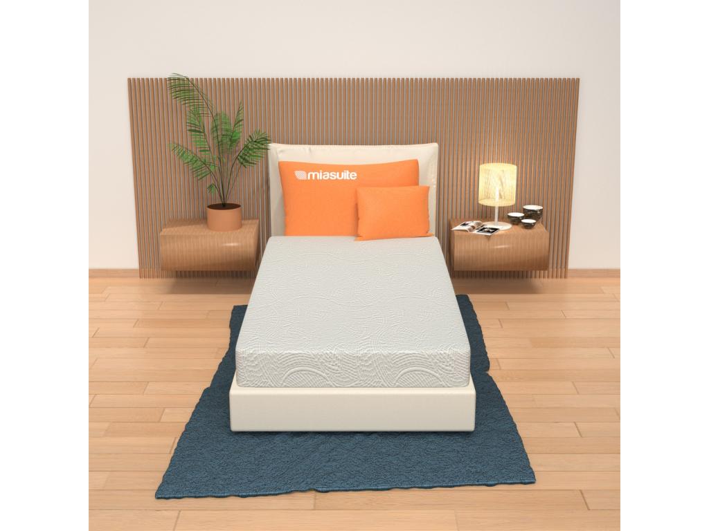 Removable cover mattress 75x190 cm, 14 cm high - For children, made of non-deformable orthopedic Waterfoam - Sim