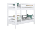 Wooden bunk bed N01 White 80x190