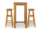 Homzora 3-piece solid wood garden bar set