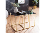 Nesting tables, set of 2, wood/metal, coffee table, side table, designer