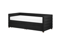 Homzora Velvet Daybed with Storage, 90x200 cm, Black
