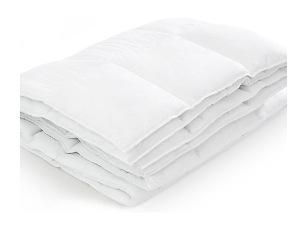 200x220 cm All Season Duvet – Optimal Comfort in Quilted White Microfiber